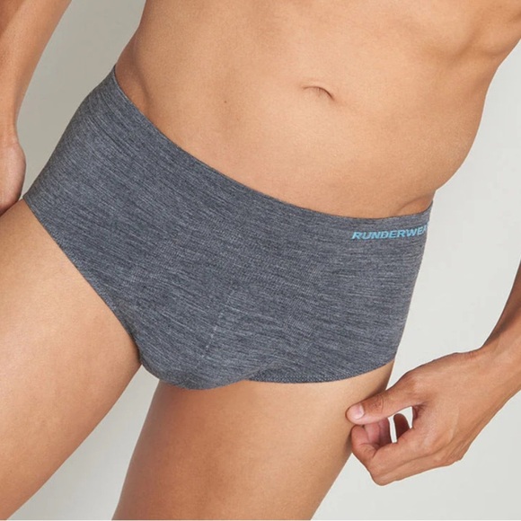 Runderwear Merino Men's Briefs Grey M - Picture 1 of 7